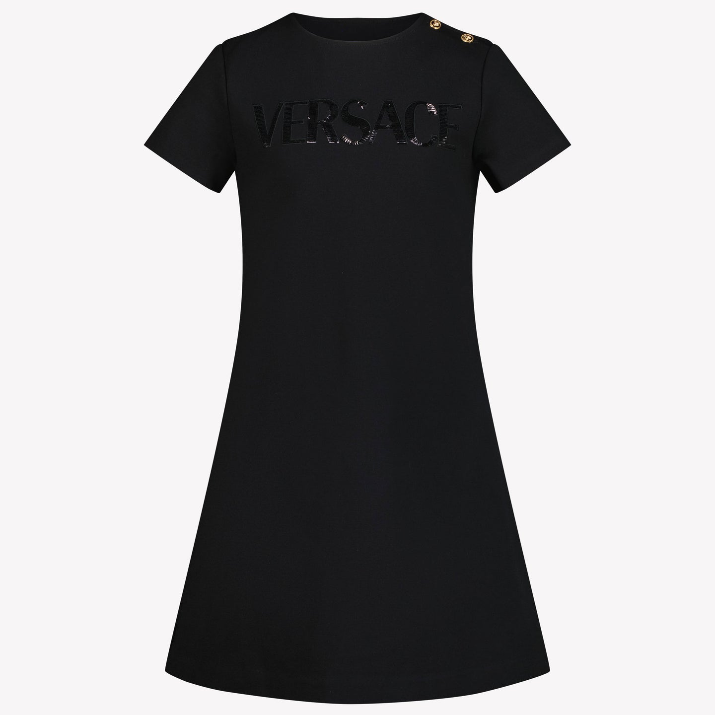 Versace Kind Mädchen Kleid Schwarz