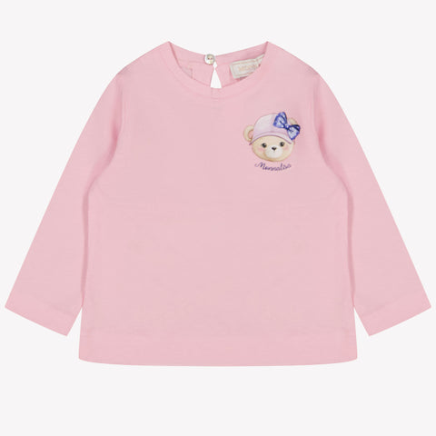 MonnaLisa Bébé Filles T-shirt Rose Léger