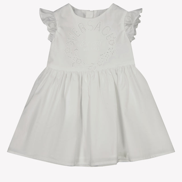 Versace Baby Girls Dress In White