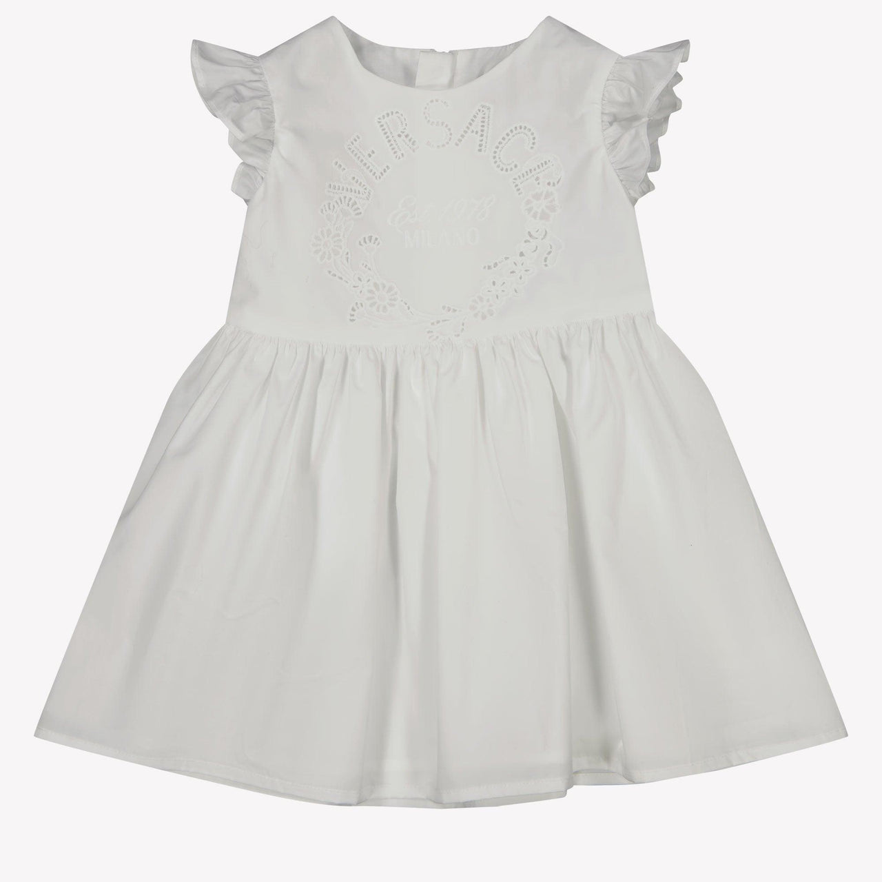 Versace Bébé Filles Robe Blanc