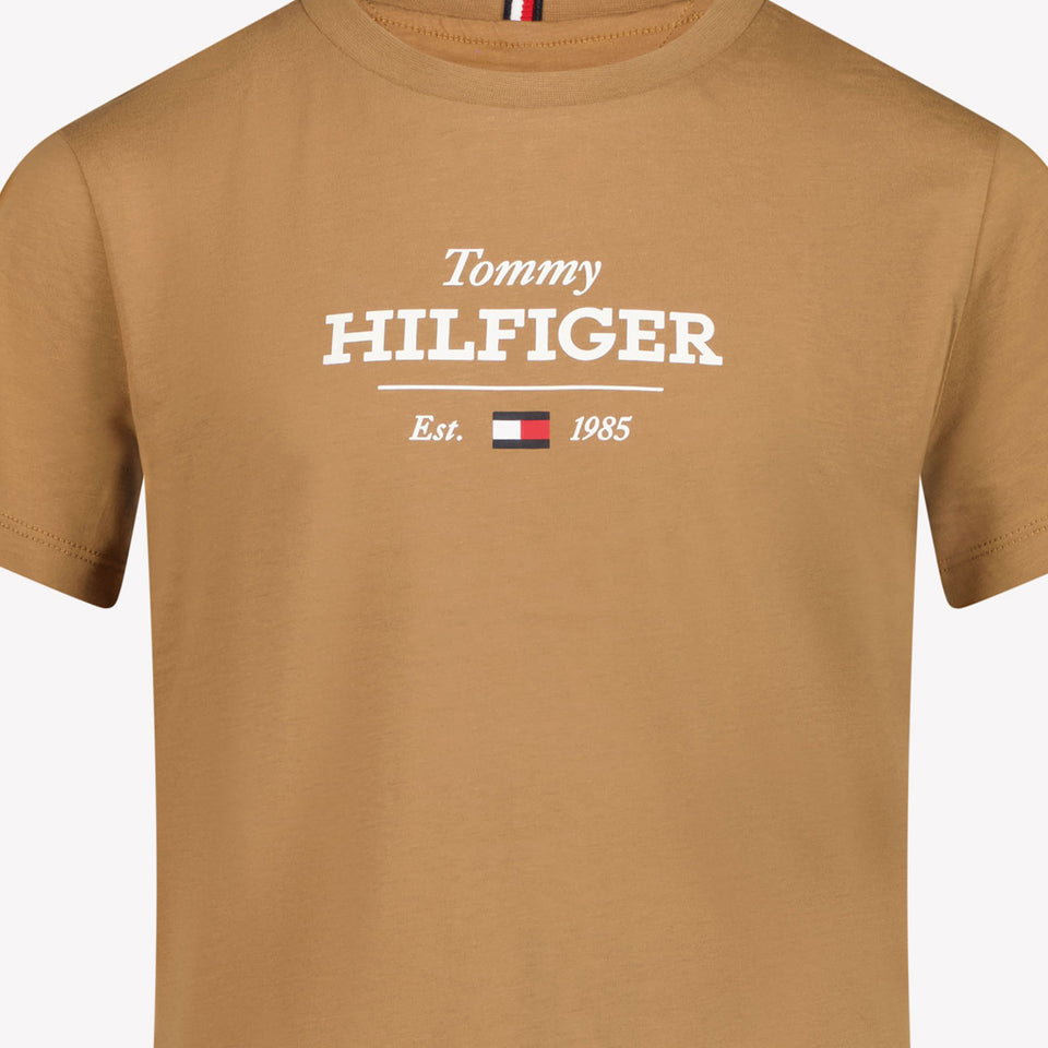 Tommy Hilfiger Enfant Garçons T-shirt Camel