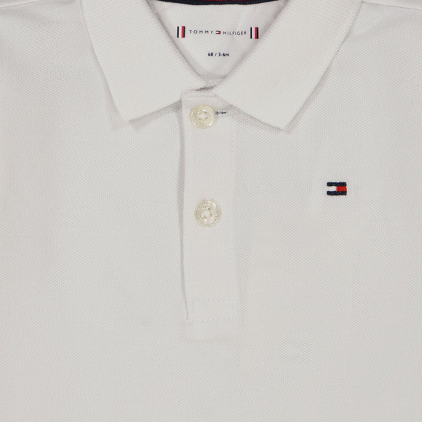 Tommy Hilfiger Baby Unisex Polo Wit 56