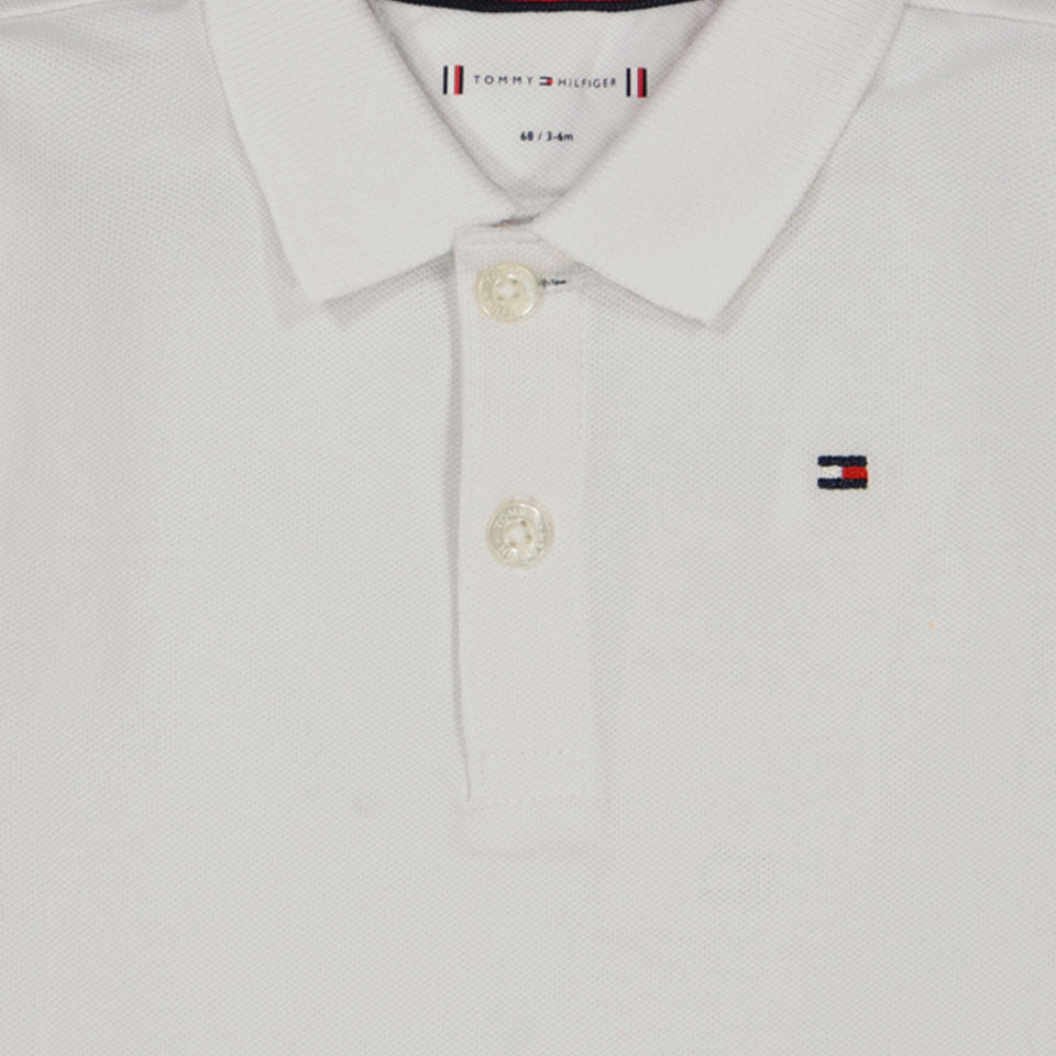 Tommy Hilfiger Baby Unisex Polo Wit