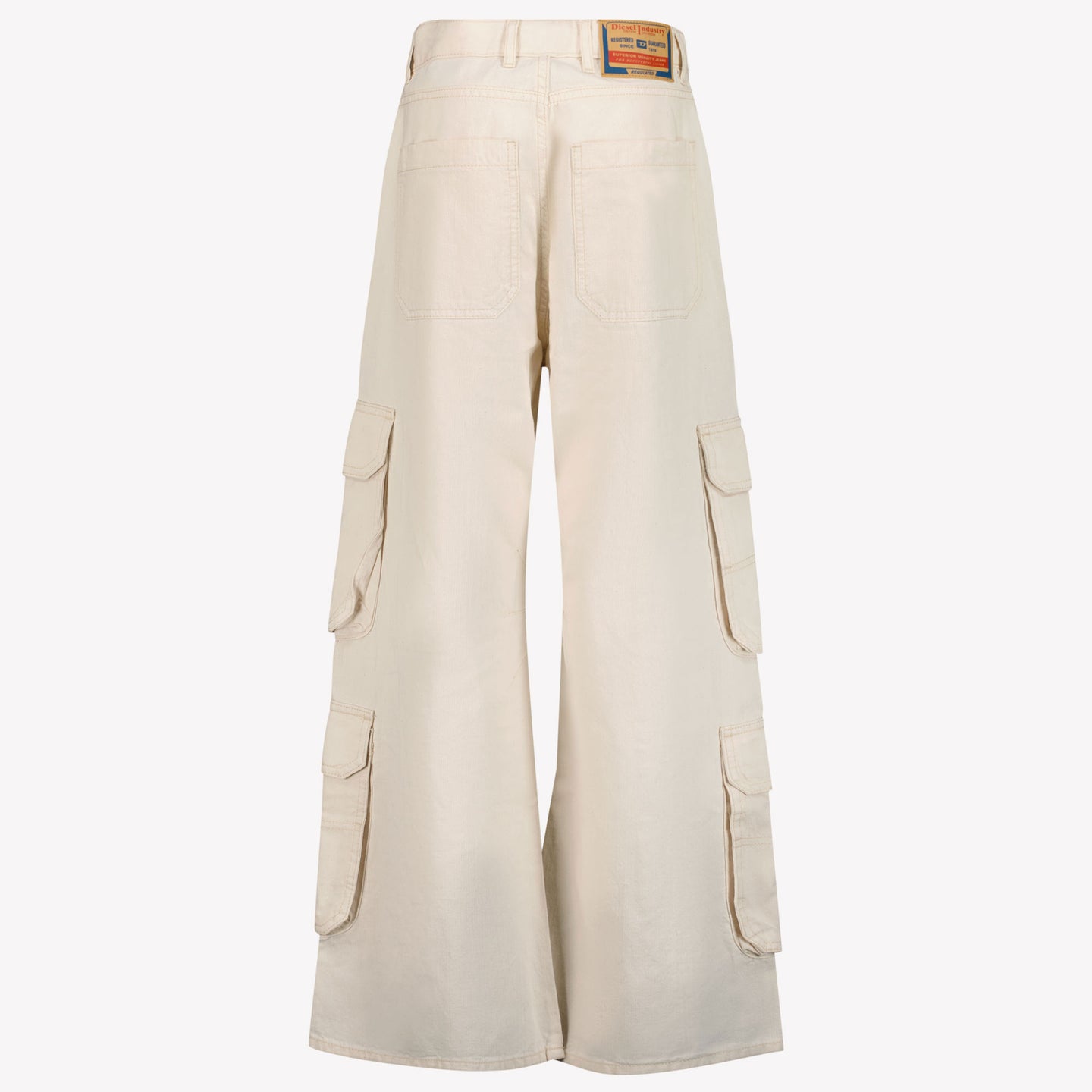 Diesel Niño Unisex Pantalones Beige claro