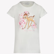 MonnaLisa Enfant Filles T-shirt Blanc