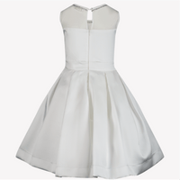 MonnaLisa Kinder Meisjes Jurk Off White