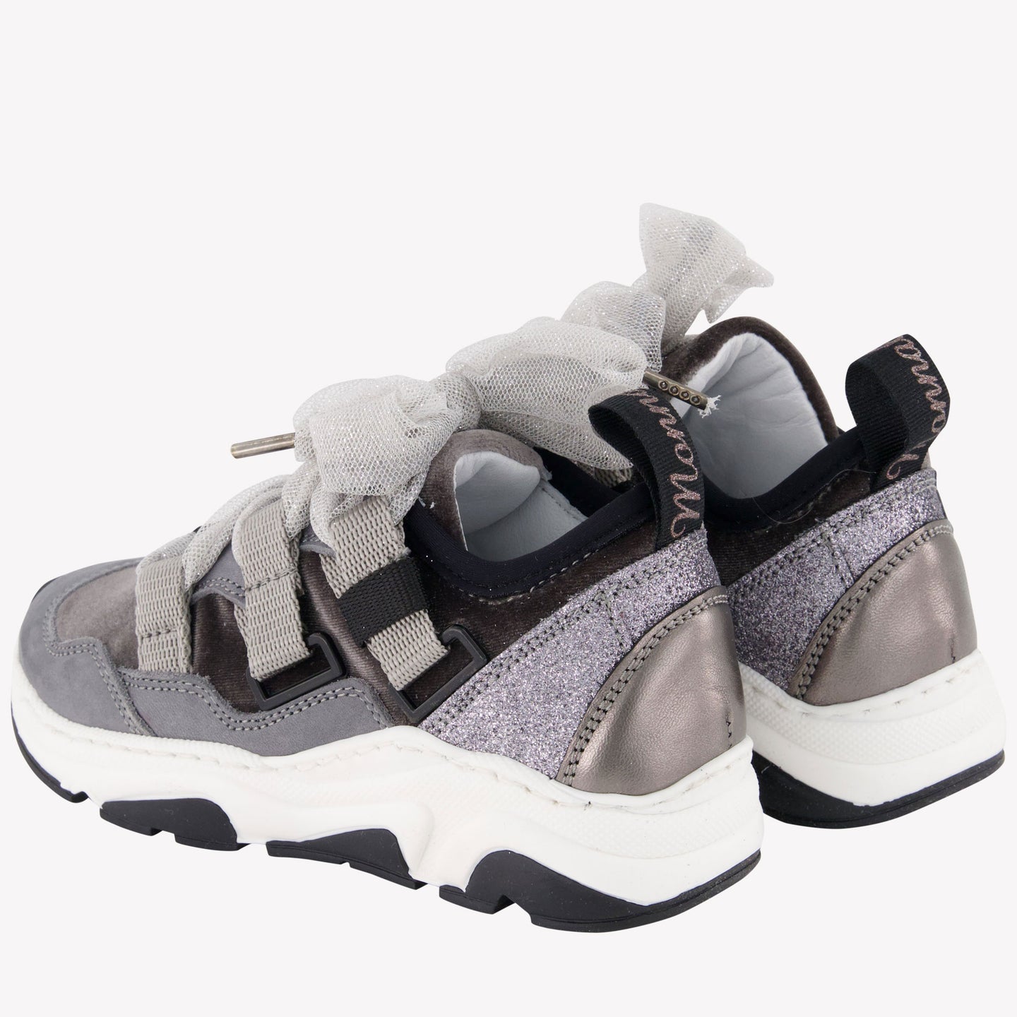 MonnaLisa Filles Baskets Gris