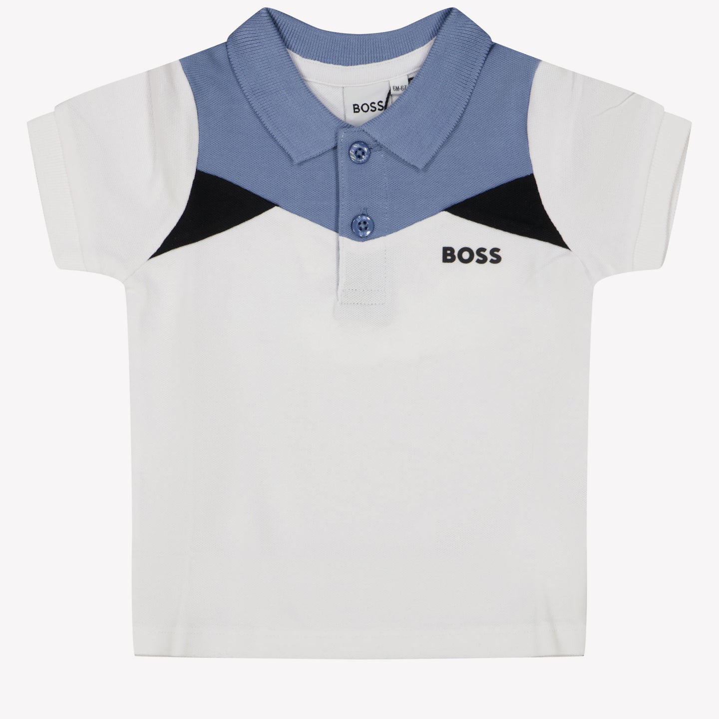 Boss Bebé Chicos Polo Blanco