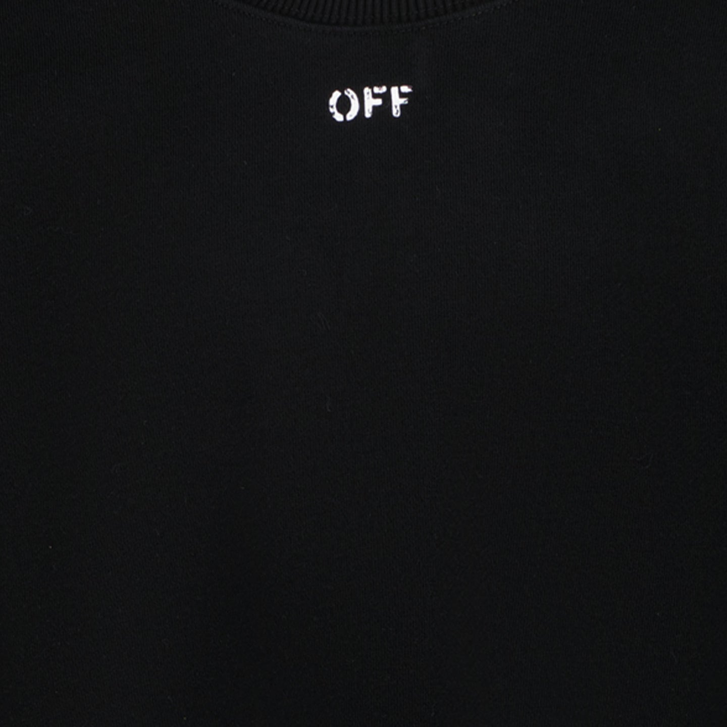 Off-White Jungenpullover Schwarz