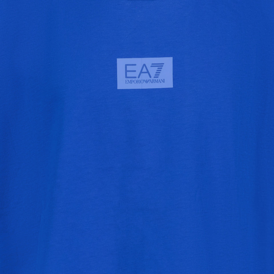 EA7 Chicos Camiseta Azul Cobalto