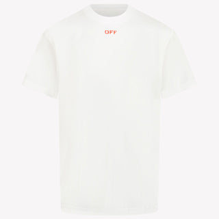 Off-White Kids Unisex T-shirt in White