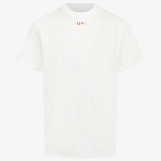 Off-White Ragazzo Unisex Maglietta dentro Bianco