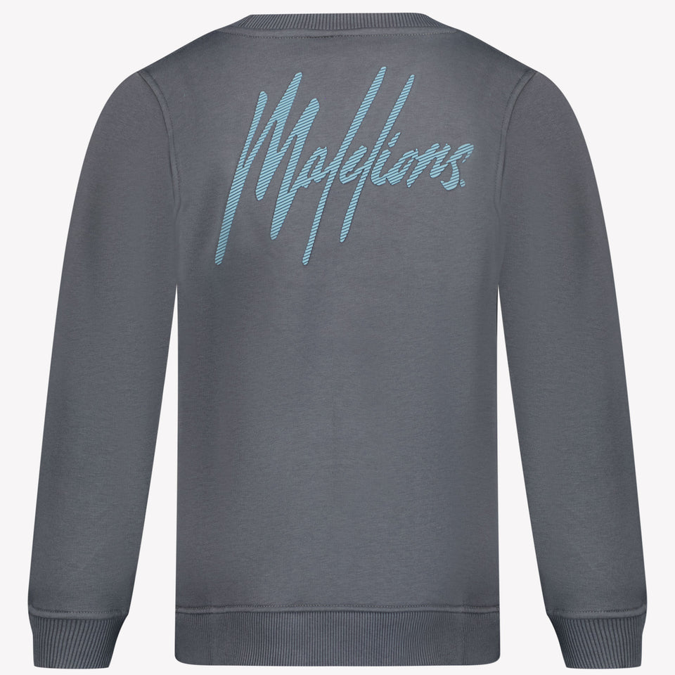 Malelions unisex suéter gris oscuro