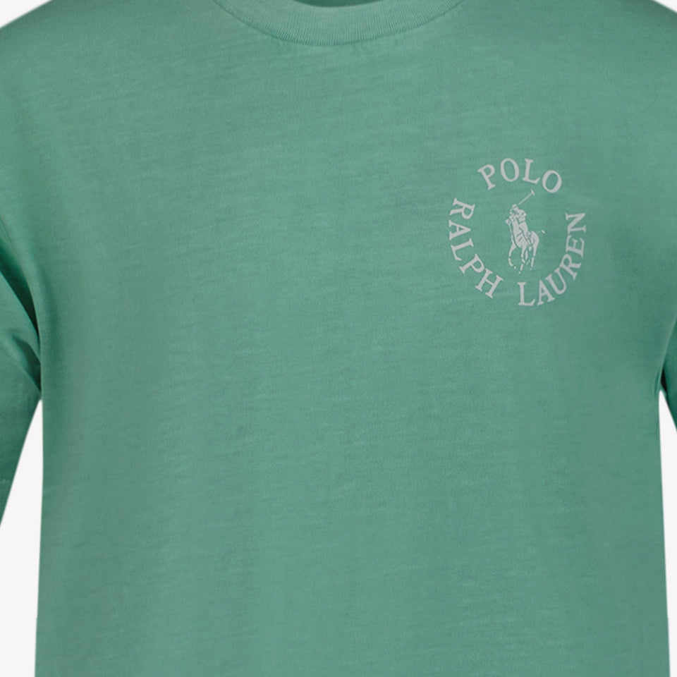 Ralph Lauren Kinder Jongens T-Shirt Licht Groen