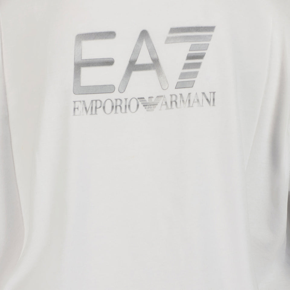 EA7 Chicos Camiseta Blanco