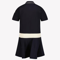 Moncler Enfant Filles Robe Navy