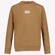 Tommy Hilfiger Enfant Garçons Pull-over Camel