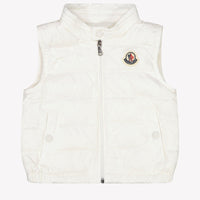 Moncler Neue Amäury Baby Jungen Körper wärmer Weiß