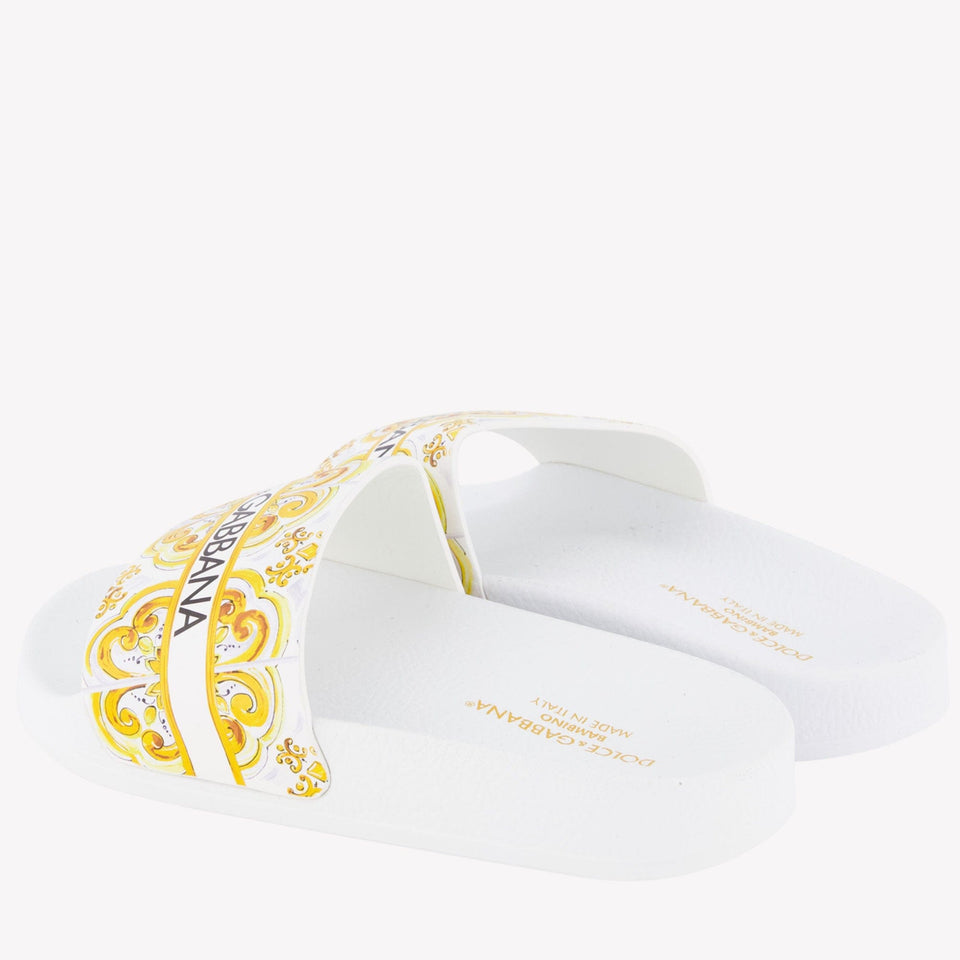 Dolce & Gabbana Meisjes Slippers Geel