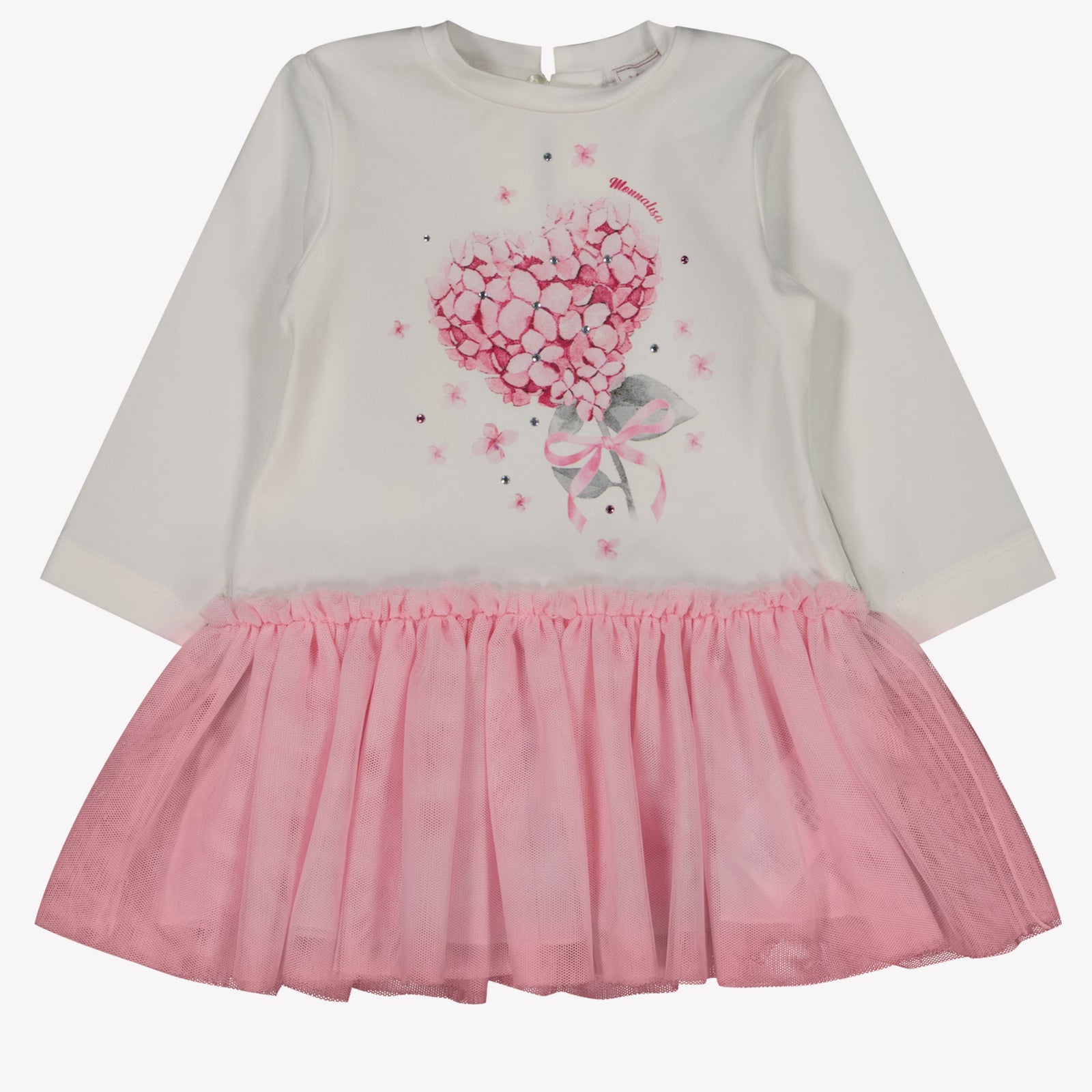 MonnaLisa Bambino Ragazze Vestito Off White