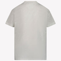 Fendi Kinder Unisex T-Shirt Weiß