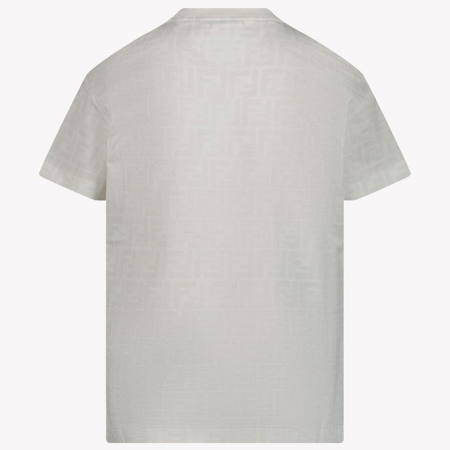 Fendi Kinder Unisex T-Shirt Weiß