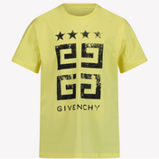 T-shirt dla chłopców dla dzieci Givenchy żółty