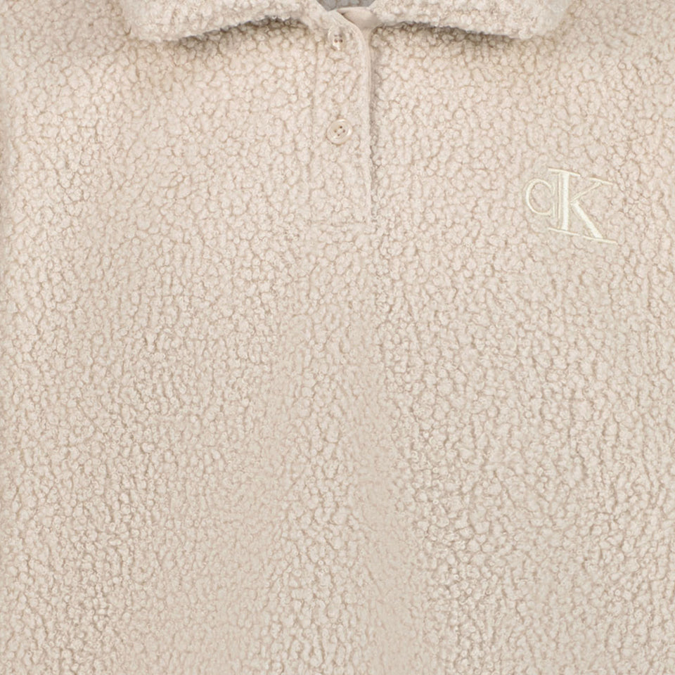 Calvin Klein Children's girls sweater Light Gray