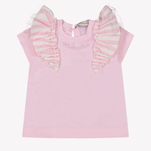 MonnaLisa Bébé Filles T-shirt Rose Léger