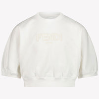 Fendi Kinder Mädchen T-Shirt Weiß