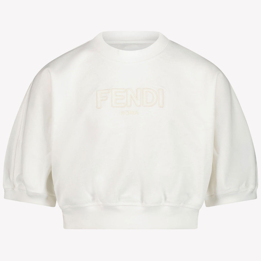 Fendi Kinder Mädchen T-Shirt Weiß