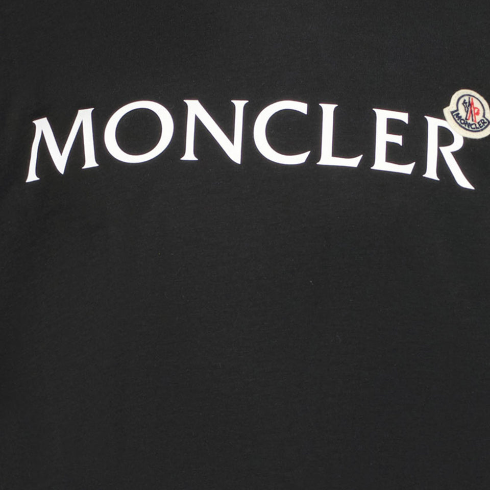 Moncler Enfant Garçons T-shirt Noir