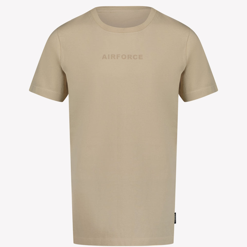 Airforce Kinder Jongens T-Shirt Zand 4Y