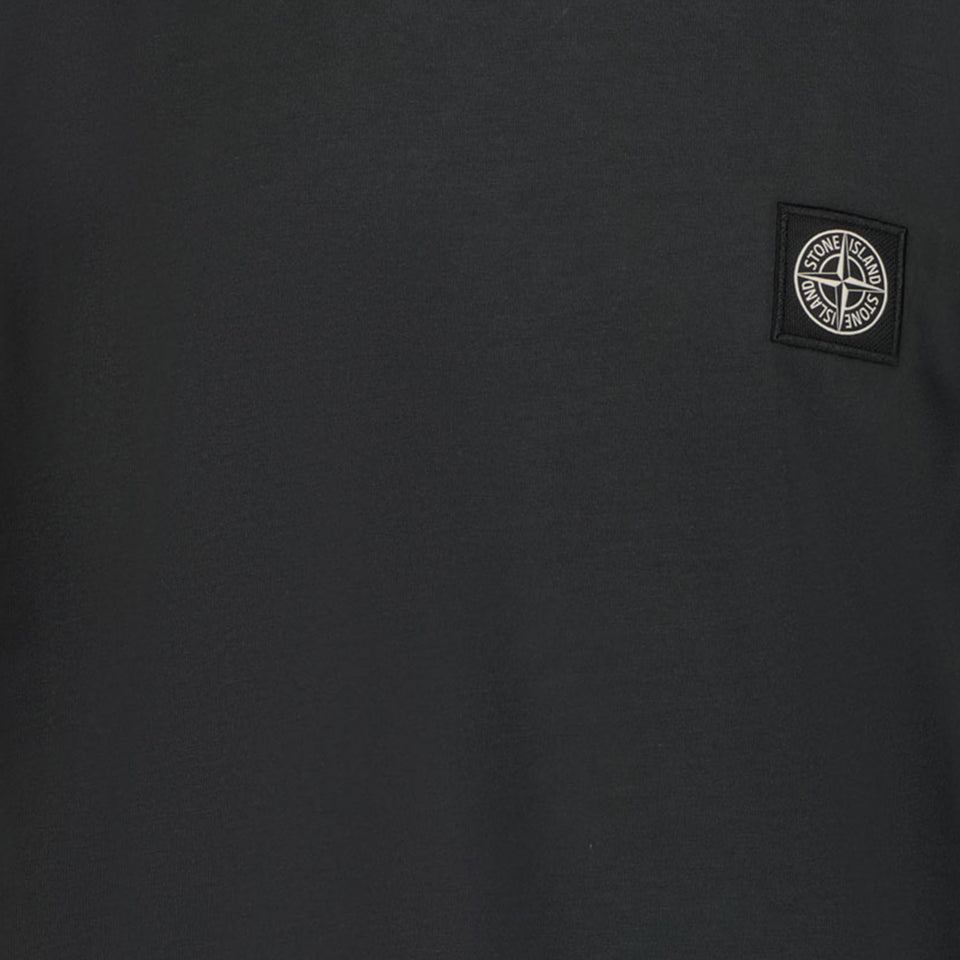 Stone Island Kinderjungen im T-Shirt Antraciet