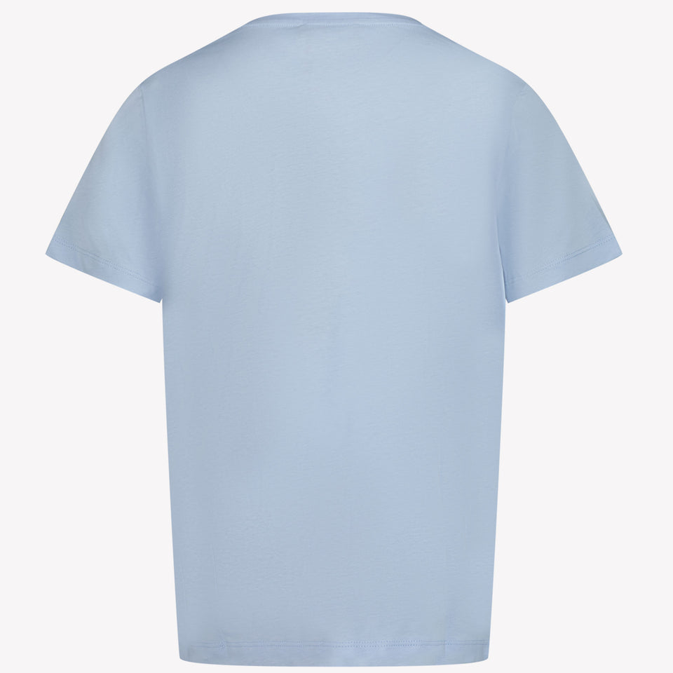 Versace Garçons T-shirt Bleu Clair