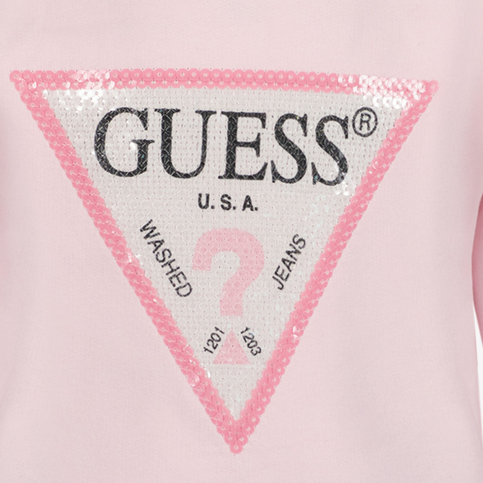 Guess Filles Pull-over Rose Léger