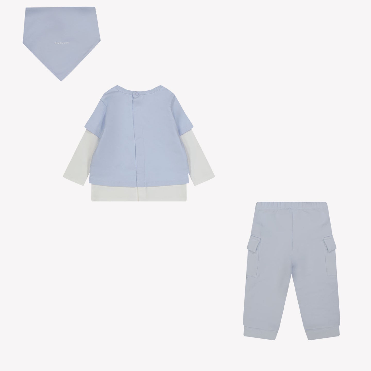 Givenchy Baby Boys Set Light Blue