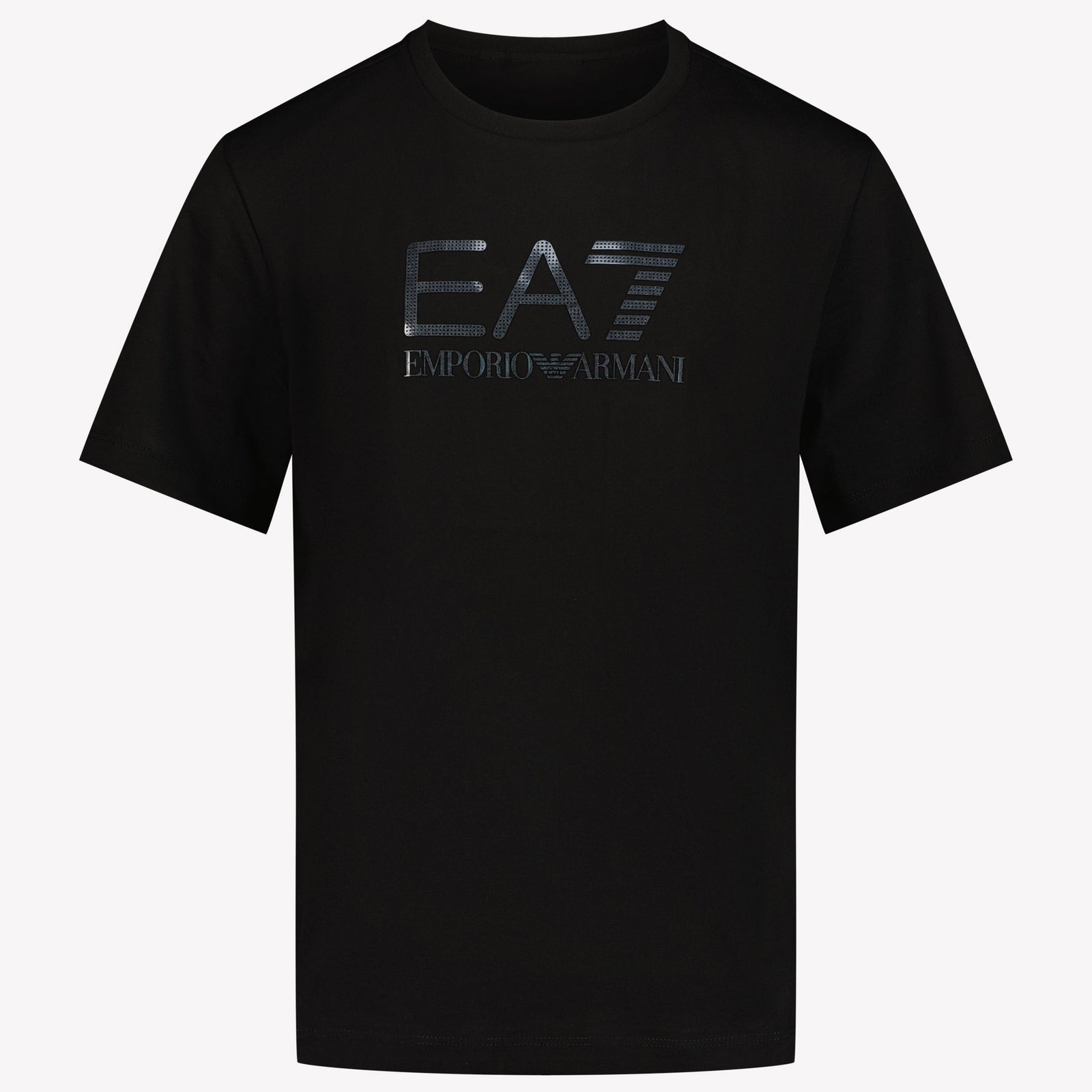 EA7 Chicos Camiseta Negro