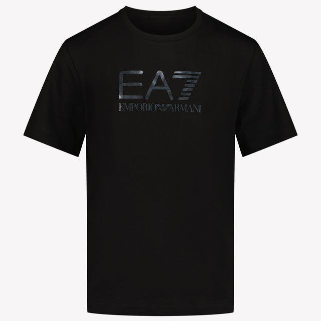 EA7 Chicos Camiseta Negro