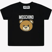 Moschino Baby Unisex T-Shirt Schwarz
