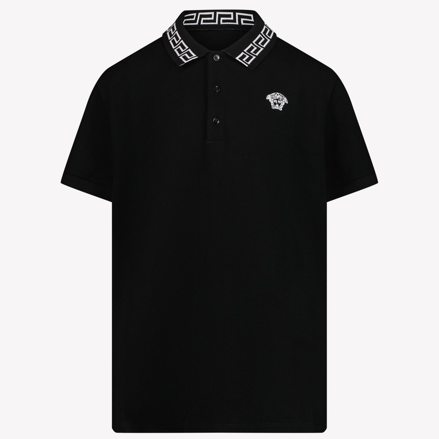 Versace Chicos Polo Negro