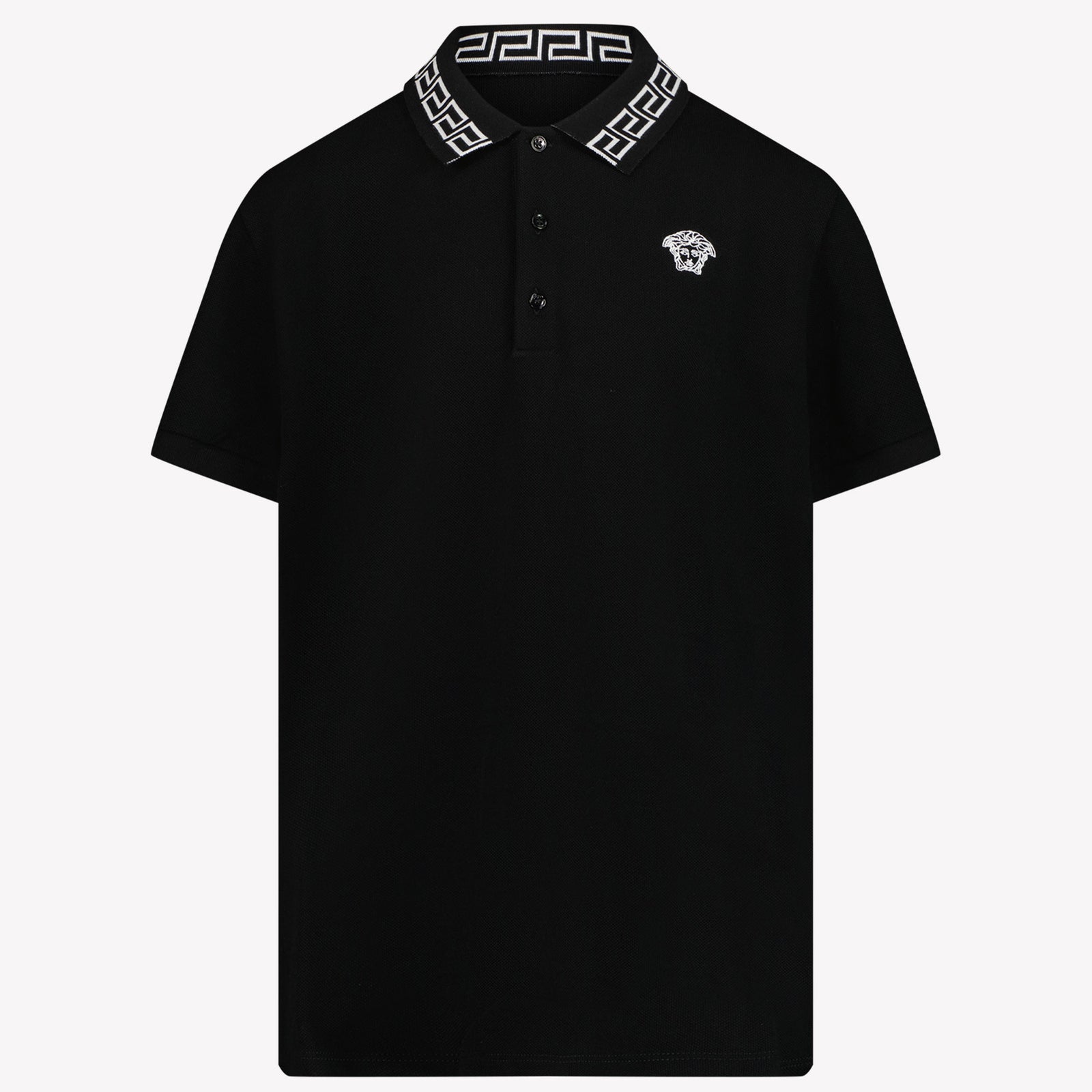 Versace Jungen Polo Schwarz