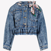 Jeans de chaqueta para niñas para niños de Monnalisa
