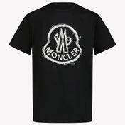 Moncler Niño Chicos Camiseta en Negro