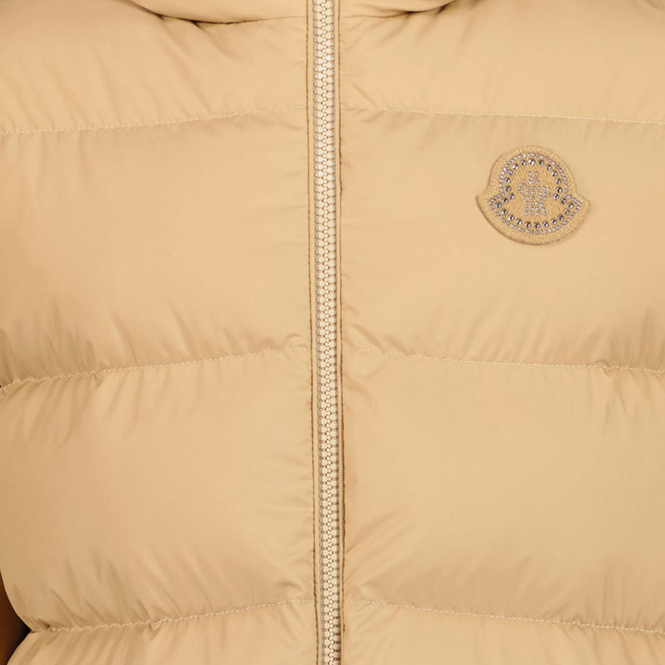 Moncler Clarita Girls Winter Jacket Beige