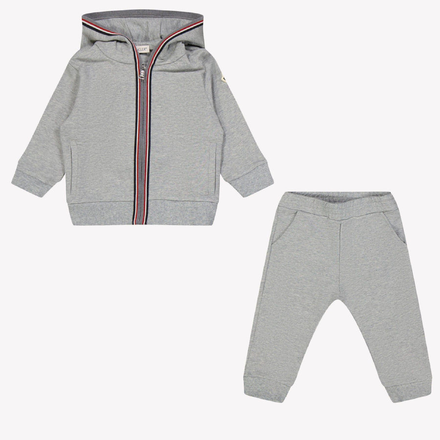 Moncler Baby Jongens Joggingpak Grijs