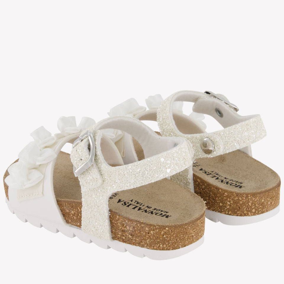 MonnaLisa Filles Sandales Blanc