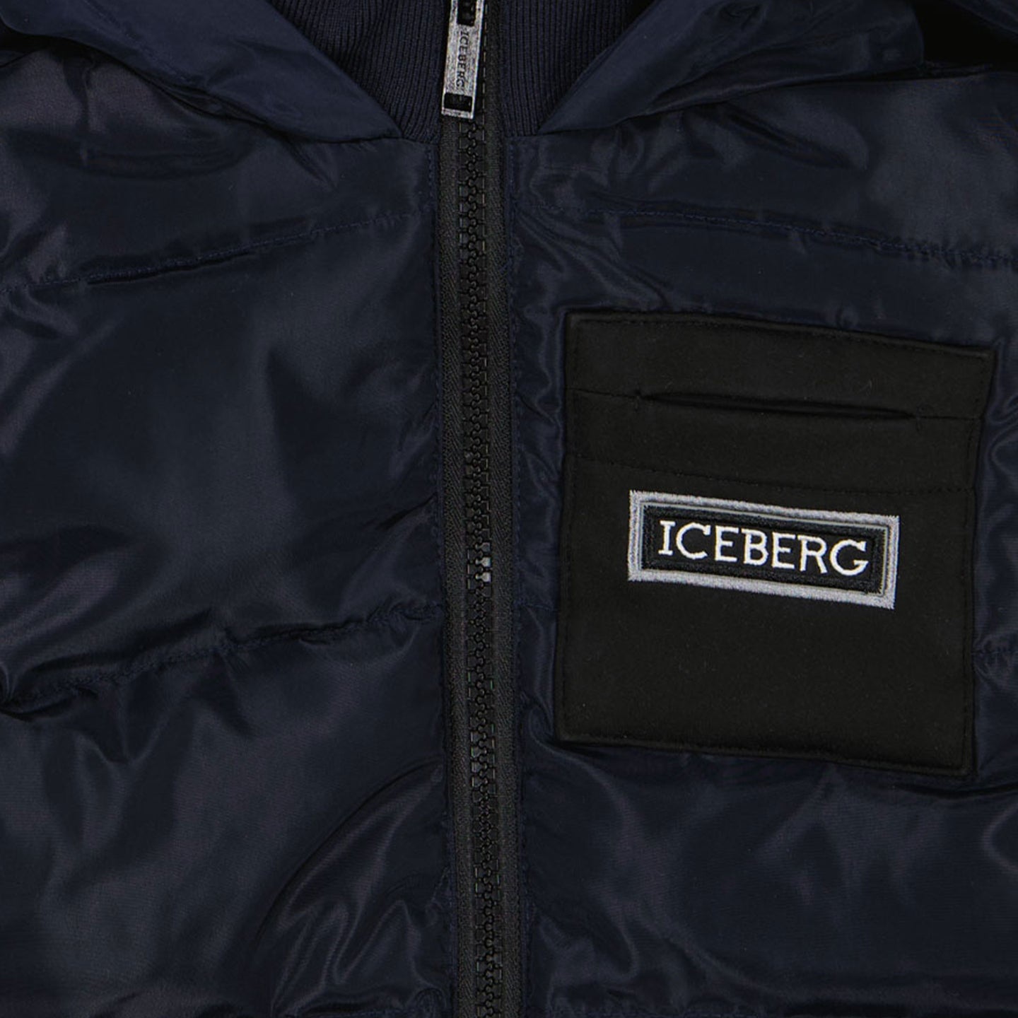 Iceberg Jungen Wintermantel Marineblau