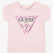 Guess Baby Girls T-Shirt Pink