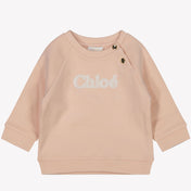Chloe Suéter menina rosa claro